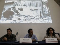 Los fotoperiodistas Marco Aurelio Vargas y Humberto Muñiz donaron imágenes para la nueva sala del museo dirigido por Mónica del Arenal. EL INFORMADOR / F. Atilano