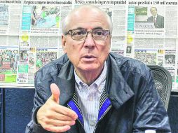 Guillermo Martínez Mora señaló que la principal problemática de Zapopan en la seguridad pública. EL INFORMADOR /