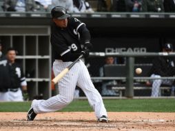 El cubano José Abreu estuvo sólido al bate y conectó su quinto jonrón en la temporada. AFP / D. Banks