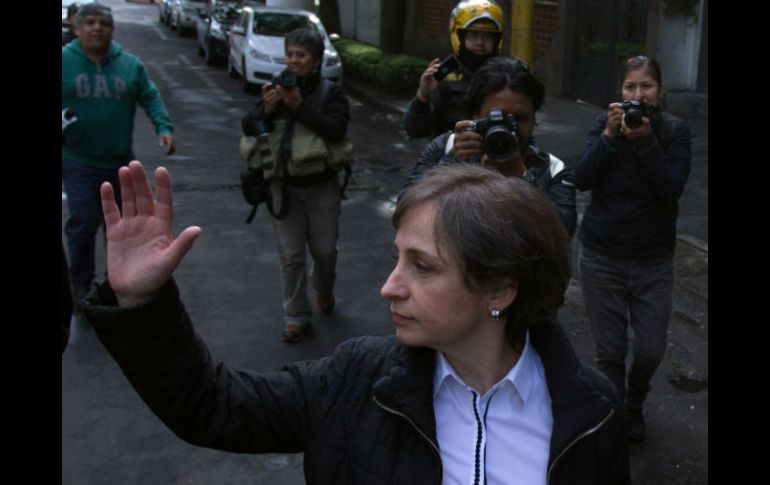 Este miércoles, el Tribunal revocó la suspensión de amparo de Carmen Aristegui para negociar con la empresa MVS. EFE / ARCHIVO