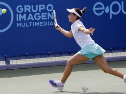 Renata Zarazúa venció a la alemana Kim-Alice Grajdek con parciales de 6-3 y 7-6; se enfrentará a Marcela Zacarías. EL INFORMADOR / R. Tamayo