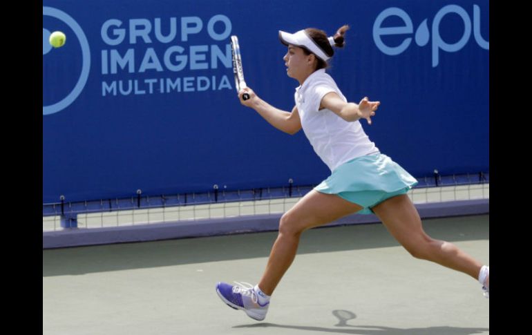 Renata Zarazúa venció a la alemana Kim-Alice Grajdek con parciales de 6-3 y 7-6; se enfrentará a Marcela Zacarías. EL INFORMADOR / R. Tamayo