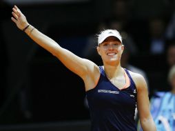 Kerber (foto) apenas se desgastó por espacio de 58 minutos para despachar a la estadounidense Madison Brengle. AP / M. Probst