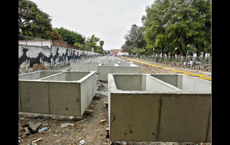 Paneles prefabricados para la galería subterránea del Urban Lab de la CCD. EL INFORMADOR / E. Barrera