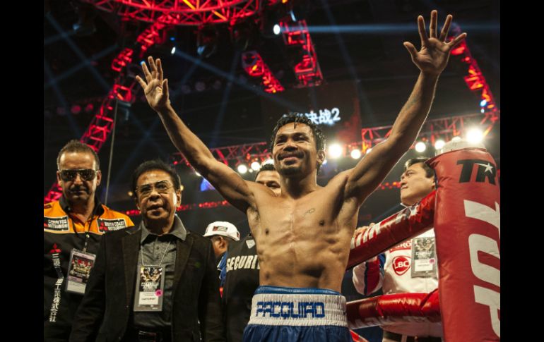 Manny Pacquiao ganará 120 MDD por este combate. AP / ARCHIVO