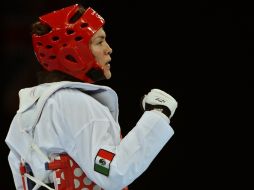 La doble medallista olímpica en TKD es la máxima figura de este deporte en México. AFP / ARCHIVO