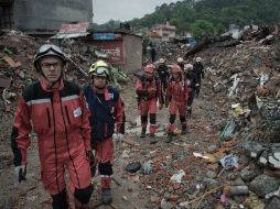 La Embajada de México en la India, concurrente en Nepal, prestaráa los apoyos necesarios a la brigada mexicana. AFP / N. Asfouri