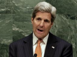 Kerry reafirma que el cambio climático es una prioridad de la política exterior estadounidense. AP / R. Drew