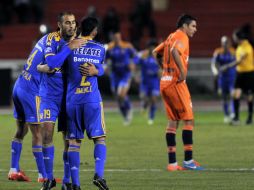 Tigres conserva la calidad de invicto y asegura virtualmente su clasificación a cuartos de final. AFP / A. Raldes