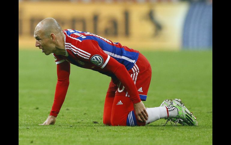 Robben sufrió un desgarro en el gemelo izquierdo. AP / ARCHIVO