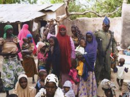 Los rehenes son rescatados la víspera en el bosque de Sambisa, en el norteño estado nigeriano de Borno. AFP / ARCHIVO