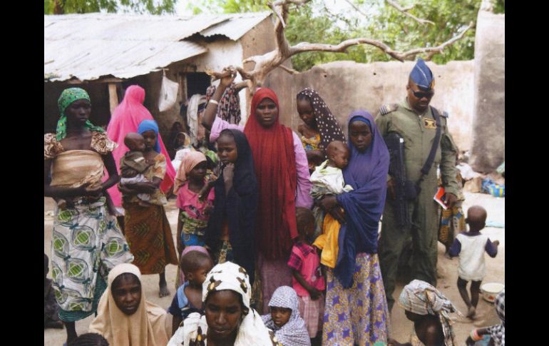 Los rehenes son rescatados la víspera en el bosque de Sambisa, en el norteño estado nigeriano de Borno. AFP / ARCHIVO