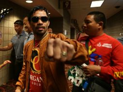 Se dice que al final, el filipino Manny Pacquiao gane hasta 100 millones de dólares. NTX / ARCHIVO