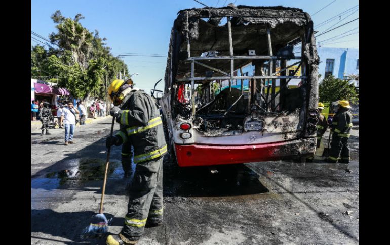 Los hechos contra el transporte público por parte de la delincuencia organizada, desalienta la permanencia de operadores. EL INFORMADOR /