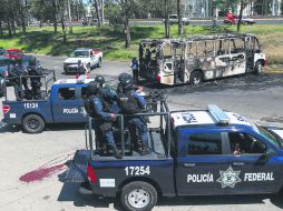 Apoyo federal. Fuerzas municipales, estatales y federales apoyaron tras los 39 bloqueos en Jalisco. EL INFORMADOR / A. García