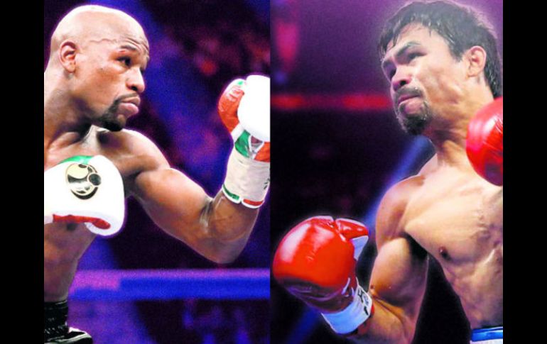 El combate entre Mayweather Jr. y Pacquiao será la que generé más dinero y el más visto en el mundo.  /