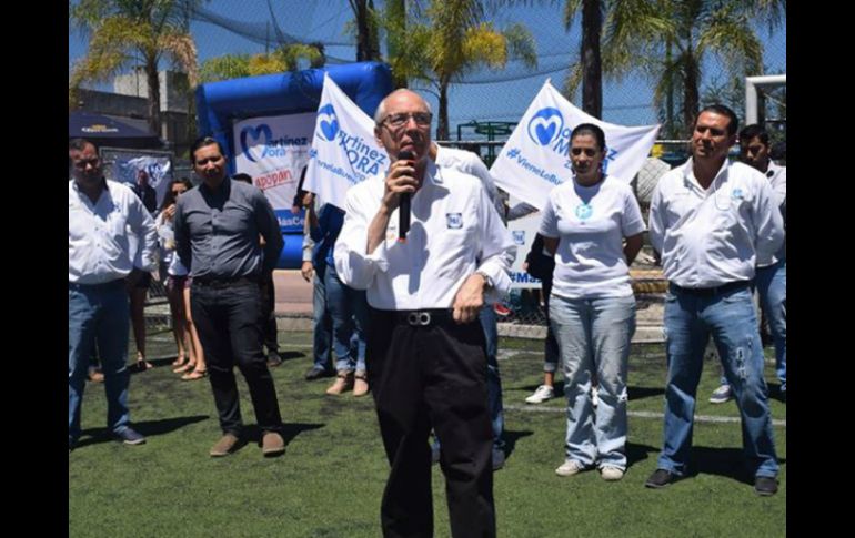 Guillermo Martínez Mora expuso su propuesta para promover actividad física. FACEBOOK / Guillermo Martínez Mora