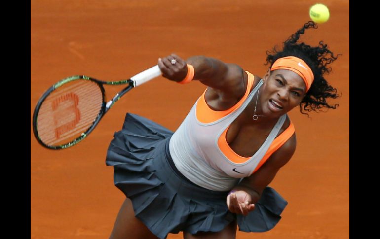 Serena se presentó en la arcilla de la Caja Mágica con la intención de recuperar el trono que ocupó en 2012 y 2013. EFE / J. Martín