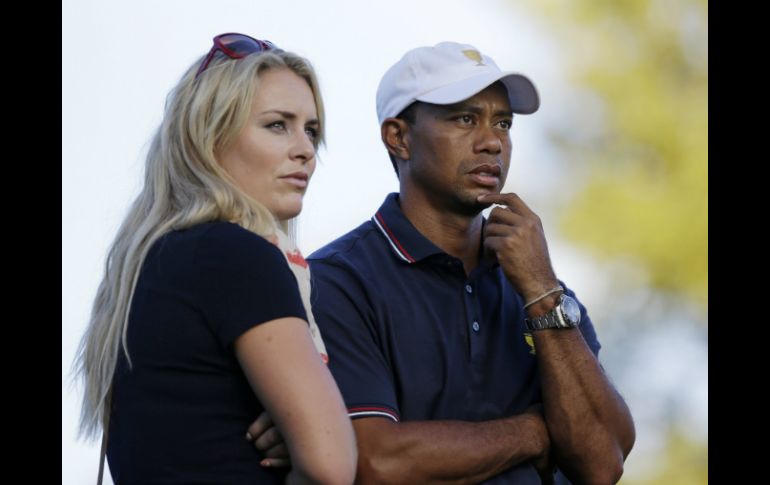 El golfista Woods y Lindsey comunicaron su rompimiento en sus redes sociales. AP / ARCHIVO