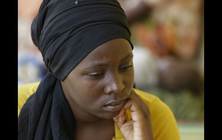 Binta Ibrahim narra cómo pudo haber escapado, pero se quedó en manos del Boko Haram para proteger a los huérfanos Matthew,Elija y Mary. AP / S. Alamba