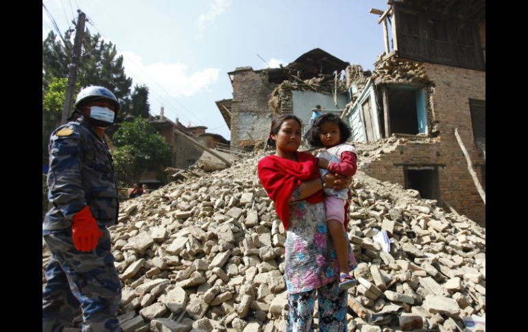 De acuerdo con cifras oficiales, uno de cada 10 niños nepalíes no fueron vacunados contra el sarampión antes del terremoto. NTX / Cortesía