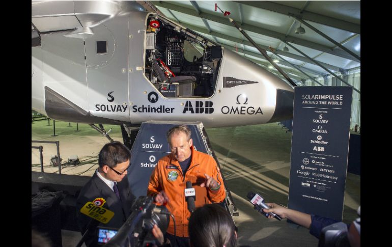 Los pilotos declararon que el viaje entre Nankín y Hawai, de cinco días de duración, es de las partes más duras de la vuelta al mundo. AP / ARCHIVO