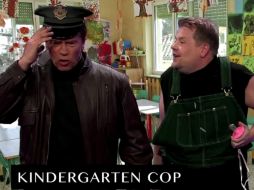 'Un detective en el kinder' es una de las películas que representan. YOUTUBE / The Late Late Show with James Corden