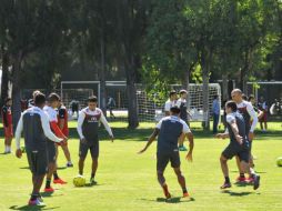 Los Zorros entrenaron de cara a su encuentro con las Águilas. TWITTER / @atlasfc