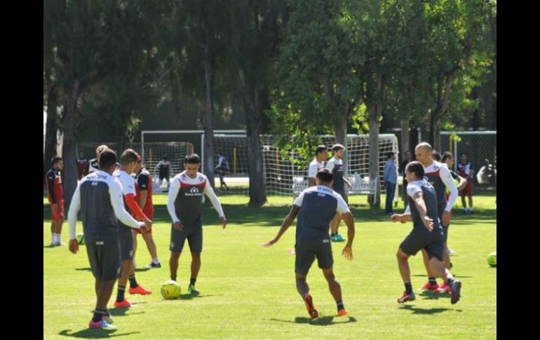 Los Zorros entrenaron de cara a su encuentro con las Águilas. TWITTER / @atlasfc