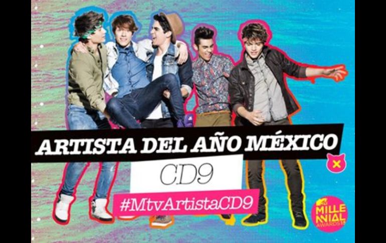 Jos, Alonso, Alan, Bryan y Freddy están nominados en Hit del Año por el tema 'Me equivoqué'. FACEBOOK / CD9