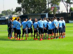 El conjunto capitalino entrenó este miércoles en las instalaciones de Coapa. TWITTER / @CF_America