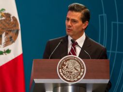 Peña Nieto se reunió en privado con los familiares de las víctimas. NTX / N. Tavira