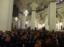 La misa se realizó la tarde este miércoles en la Catedral Metropolitana. TWITTER / @FiscaliaJal