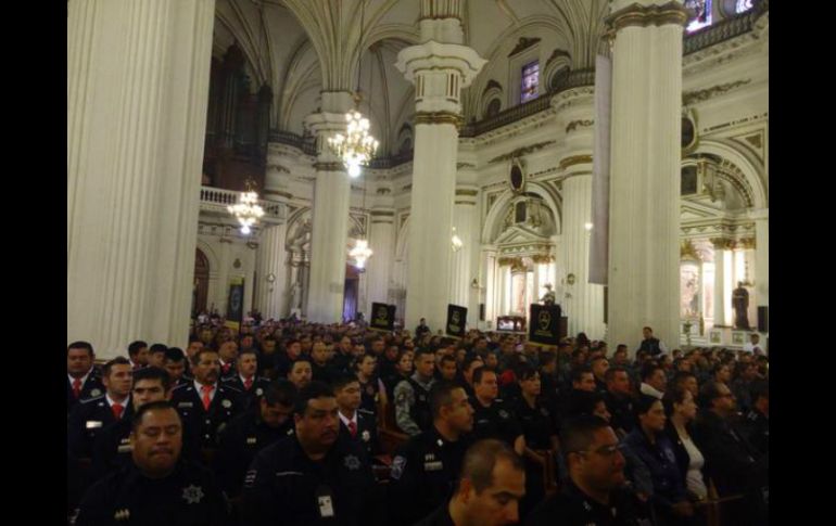 La misa se realizó la tarde este miércoles en la Catedral Metropolitana. TWITTER / @FiscaliaJal