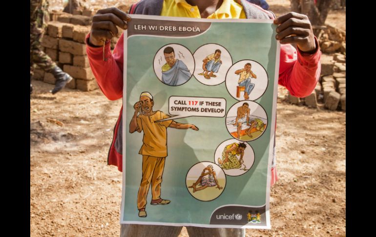 El ébola se inició en diciembre de 2013 en el sur de Guinea antes de propagarse a Liberia y Sierra Leona. AP / ARCHIVO