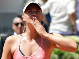 Maria Sharapova está en semifinales por tercer año consecutivo. AFP / G. Julien