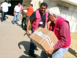 El material electoral es depositado e una bodega que está bajo el control del consejo. EL INFORMADOR / A. Hinojosa