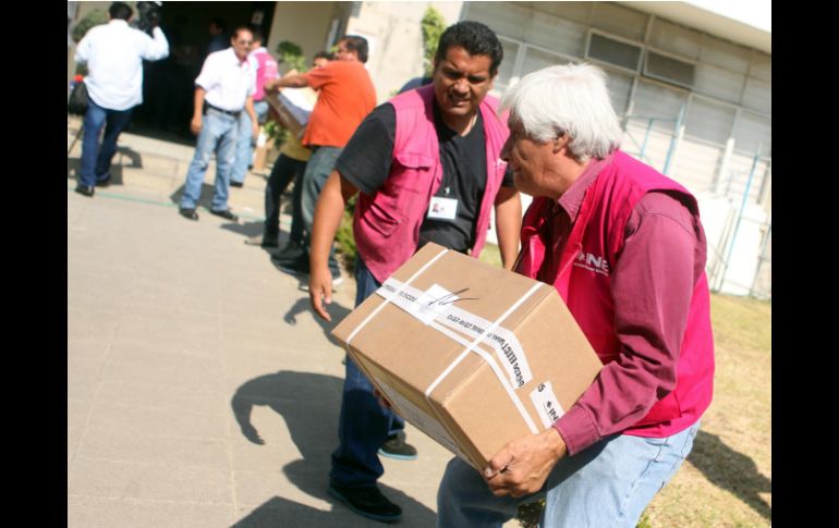 El material electoral es depositado e una bodega que está bajo el control del consejo. EL INFORMADOR / A. Hinojosa