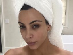 Kim es muy activa en redes sociales, y diariamente cuelga instantáneas de su rostro. TWITTER / @kimkardashian