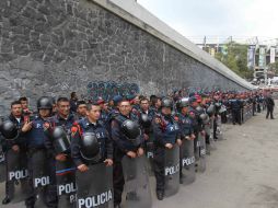 La SSPDF previene cualquier alteración del público durante el día festivo. NTX / ARCHIVO