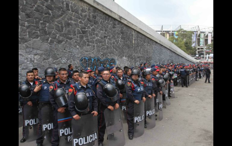 La SSPDF previene cualquier alteración del público durante el día festivo. NTX / ARCHIVO