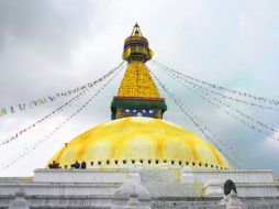 Los ojos de Buda en la stupa de Swayambunath afortunadamente siguen vigilantes. EL INFORMADOR / P. Fernández