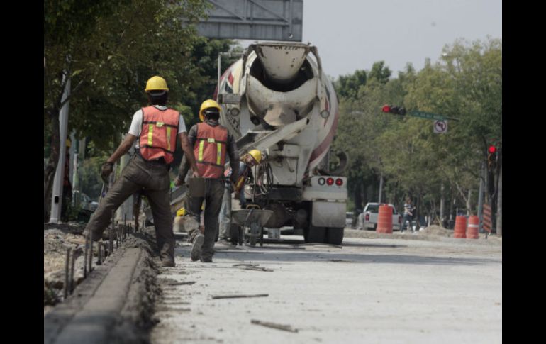 Entre los proyectos más importantes está la pavimentación con concreto hidráulico en 10 vialidades primarias. EL INFORMADOR / ARCHIVO