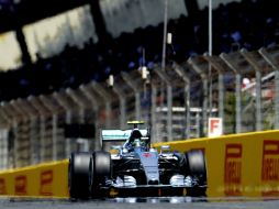 Rosberg controló la carrera hasta la última vuelta. AFP / T. Gandolfini