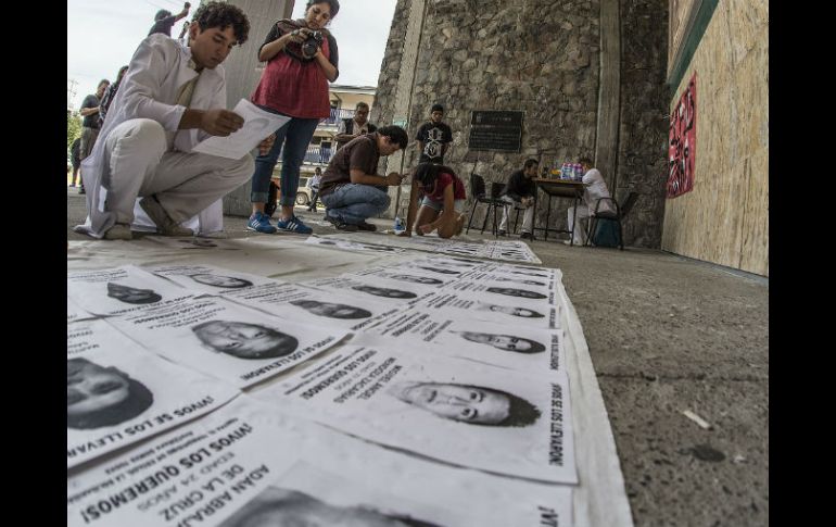 Hasta enero pasado la cifra de personas desaparecidas, reconocida por el Gobierno federal, ascendió a más de 23 mil casos. EL INFORMADOR / ARCHIVO