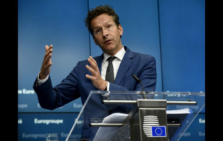 Dijsselbloem rechaza valorar si Grecia necesitará un tercer rescate antes de la conclusión del actual programa. AFP / J. Thys