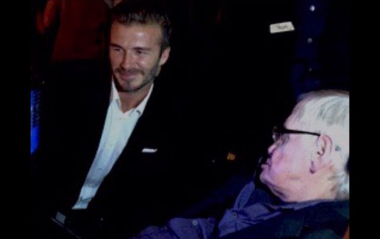 'Fue un absoluto honor conocer al profesor Hawking', dice Beckham. INSTAGRAM / David Beckham