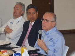 Martínez Mora sostuvo un encuentro con la Asociación de Hoteleros de Jalisco. ESPECIAL / Luis Guillermo Martínez Mora