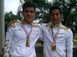 Duilio Carrillo y Bryan del Muro pudieron totalizar la competencia con mil 507 puntos. TWITTER / @CODEJALISCO