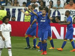 El equipo de Massimiliano Allegri defendió su ventaja y, con un gol del ex madridista Álvaro Morata, selló su clasificación. AP / O. del Pozo